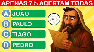 25 PERGUNTAS BÍBLICAS DE NÍVEL FÁCIL - QUIZ BÍBLICO