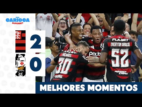 FLAMENGO 2 X 0 VASCO - MELHORES MOMENTOS - CARIOCA SUPERBET 2025