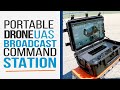 Portable Drone UAS Broadcast Command Station