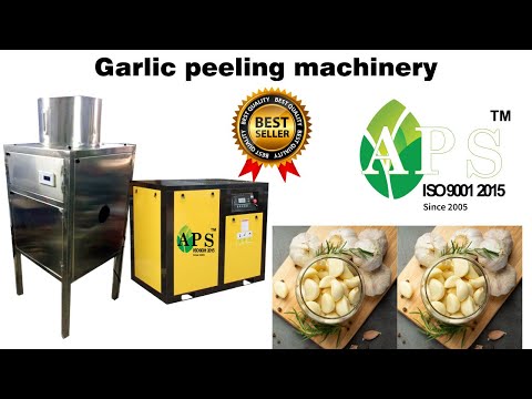 Dry Garlic Skin Peeling Machine