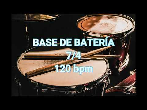 Base de batería - 7/4 - 120 bpm