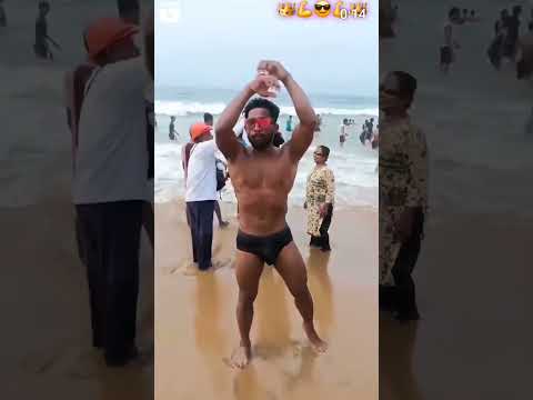 #puri beach Odisha 😎💪#viral shots#trending video#Goa beach 🏖️#homeworkout #natural body#desi 👅🤼💪😎👑