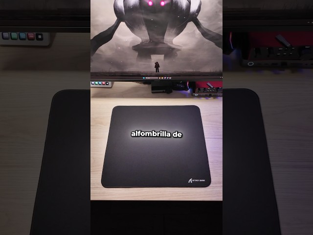 Vídeo relacionado con ATTACK SHARK CM02 Alfombrilla de Ratón para Juegos De Esports Grande, Superficie Textura Fina Similar Arena, Revestimiento Resistente Al Agua, Base De Goma Antideslizante, 450x400x4MM-Contorno Blanco