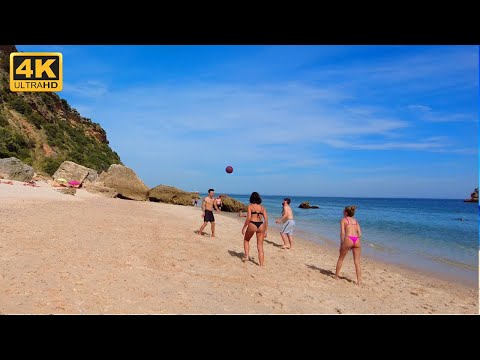Beach Walk Tour Anicha 4K - Serra De Arrabida, Portugal 2021