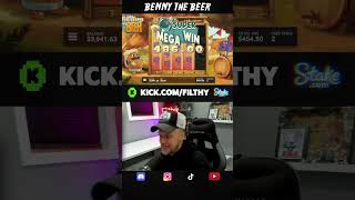 BENNY THE BEER SLOT 🍺 POURS A NICE 1K BIG WIN 🎰 #shorts #onlineslots #beer #slots #stake #casino