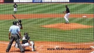 Giants SS Sharlon Schoop singles vs. Indians RHP Joe Gardner - Double-A Eastern League