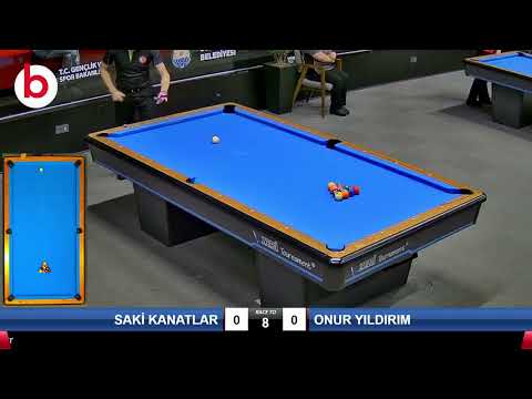 SAKİ KANATLAR & ONUR YILDIRIM Bilardo Maçı - 