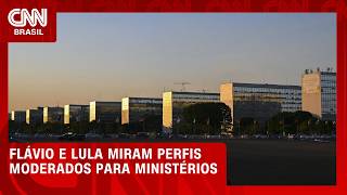 Vídeo: Entenda por que Flávio e Lula miram perfil moderado para ministérios | BASTIDORES CNN