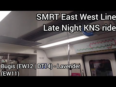 [⁴K³⁰ Late Night KNS ride] C751B set 331/332 ride from Bugis to Lavender