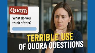Quora Question Spam 101: Adding Random Links = Epic Fail