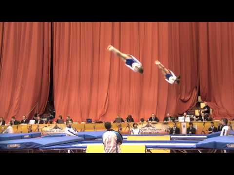 CISAG : Trampoline Demi-finale à Clermont-Ferrand - Synchro Jade/Alexane