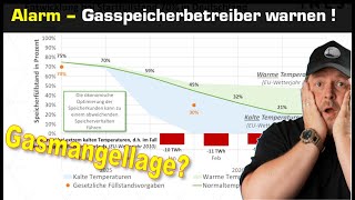 Alarm! - Gasspeicherbetreiber warnen vor Gasmangellage im Februar