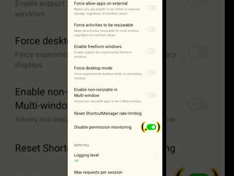 📱mobile me Disable permission monitoring ON kaise kare📱#mobile #settings #shorts