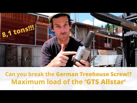 Destroy the German Treehouse Screw!? Testing the maximum load capacity of the 'GTS Allstar [2020]'