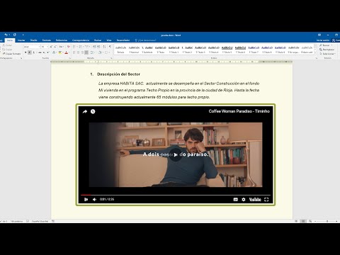 How to insert a video into Word from a PC or YouTube 2025