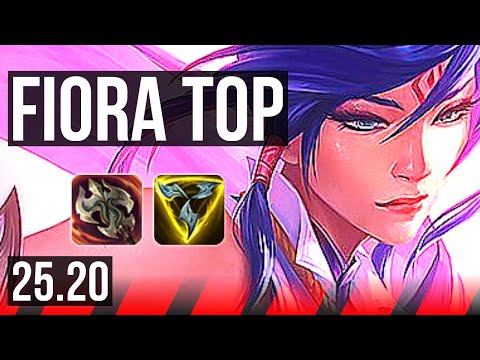 FIORA vs DARIUS (TOP) | Rank 14 Fiora | KR Challenger | 25.20