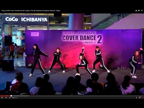 "Crayon BLINK" cover "FM+Bar Bar Bar" (Crayon POP) @ "Esplanade Coverdance Season2" :Stage1