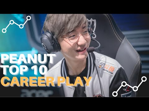Peanut Top 10 Career Plays | LoL esports