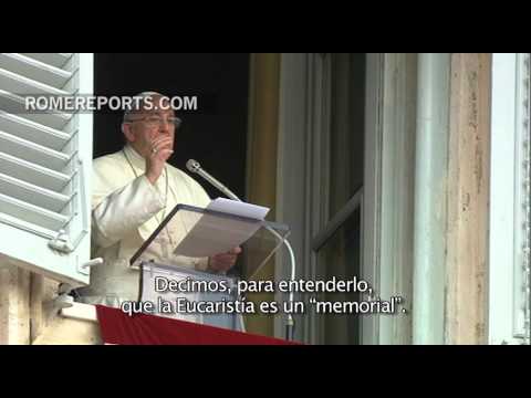 ¨La Eucaristía no es un símbolo, ¡es Jesús!¨