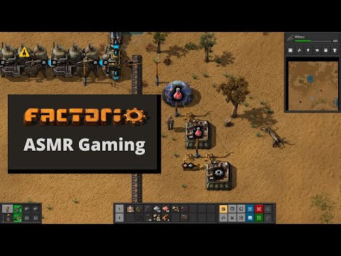 ASMR Let's Play Factorio - Gaming & Rambles - Mechanical Keyboard sounds