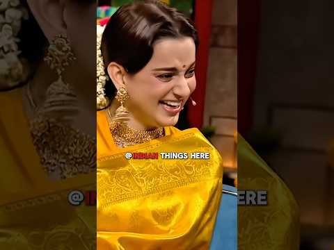 Why Kangana Is Definition Of Indian Culture & Charm😍Kapil Sharma #kanganaranaut #kapilsharma