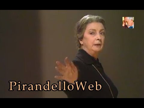 Luigi Pirandello - Così è se vi pare - 1974. Paolo Stoppa, Romolo Valli, Rina Morelli, Rossella Falk