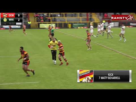 Full Game Dewsbury Rams vs Whitehaven RLFC Championship Round 14 05/06/2022