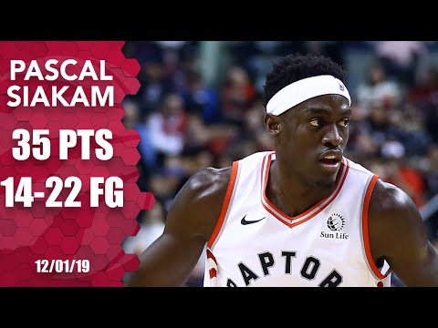 Pascal Siakam shows out for Raptors with 35 points vs. Jazz | 2019-20 NBA Highlights