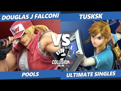 Collision Online Ultimate Pools - douglas j falconi (Terry) Vs. Tusksk (Link, Joker) SSBU Singles