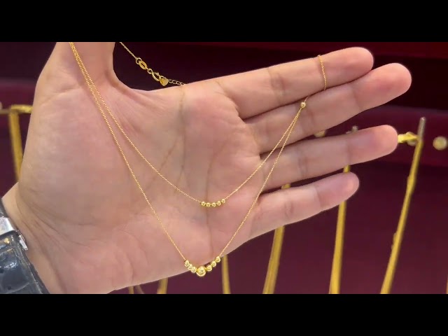 عقد ذهب عيار 21