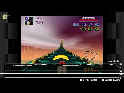 F-Zero X on Nintendo Switch - Framerate Test (Hint: It's sucks)