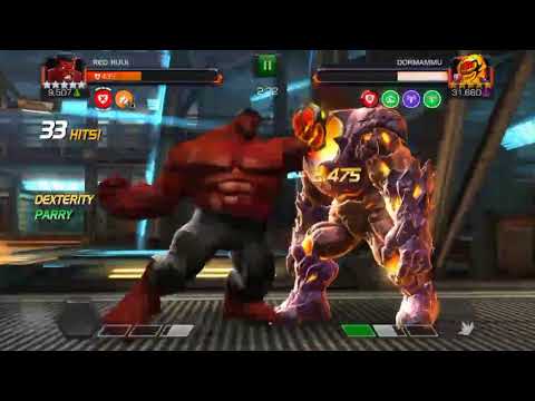 Redhulk 5* rank 4/55  Taking Down dormammu In Alliance Quest map 5 - marvel contest of champions