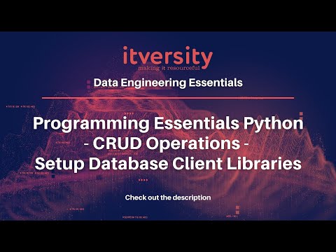 Programming Essentials Python Crud Operations Setup Database Client Libraries