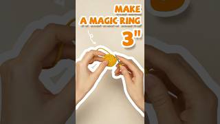 Super easy magic ring that can be used for a variety of crochet projects! #crochetforbeginners