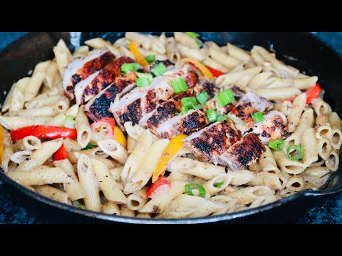 How To Make The BEST Jerk Chicken Rasta Pasta