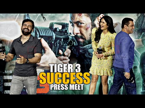 UNCUT - Tiger 3 Success | Press Meet | Salman Khan, Katrina Kaif, Emraan Hashmi