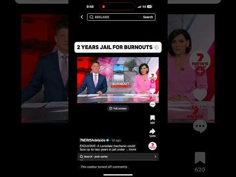 Destroy your own tyres or someone’s life… I wonder which is worse 🤔 #cars #australia