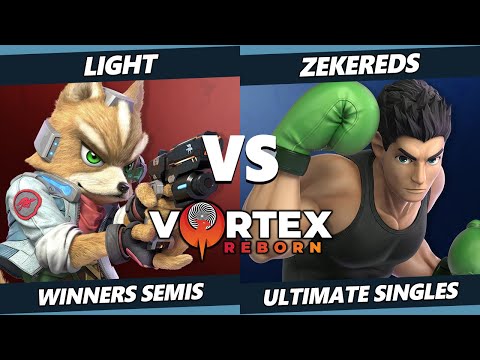 Vortex Legends 8 Winners Semis - Light (Fox) Vs. ZekeReds (Little Mac) SSBU Ultimate Tournament