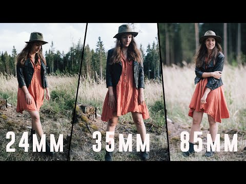 Prime Lens Comparison | 24mm vs 35mm vs 50mm vs 85mm [Focal Length Comparison Portrait]