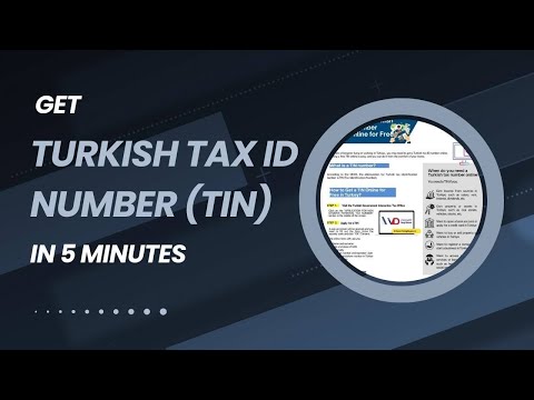How To Get Turkish Tax ID Number TIN Online for Free