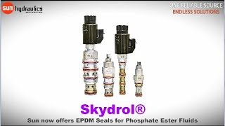 Sun Cartridges with EPDM Seals for Phosphate Ester Fluids - Sun Hydraulics Corporation