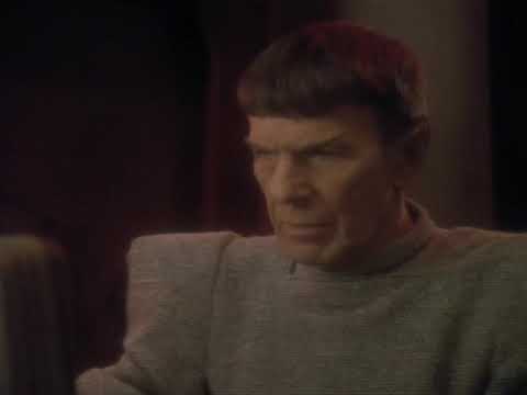 Ambassador Spock and Lt. Commander Data Talk
