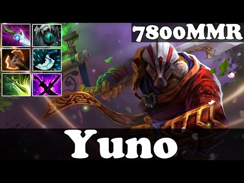 Dota 2 - Yuno 7800 MMR Plays Juggernaut - 2 Games - Ranked Match Gameplay