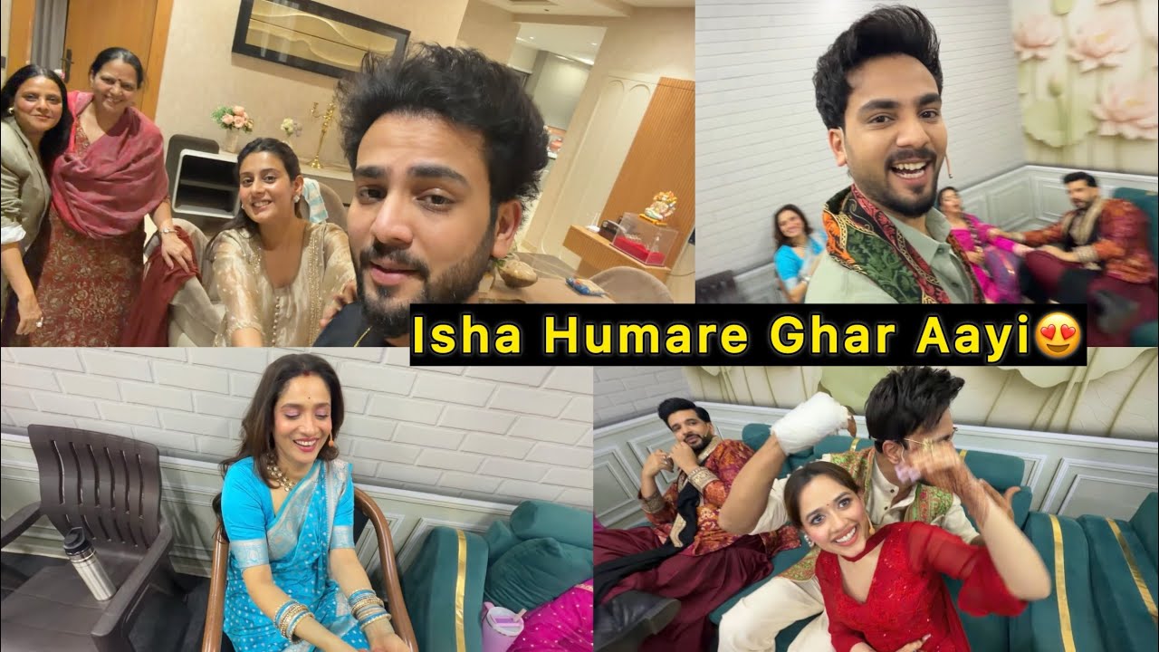 Apne Naye Ghar Pe Isha Aayi😍