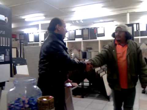 A True Iraqi Greeting Featuring Fawzi saxaphone & Ousama Bin Dancing.mp4