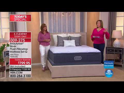 HSN | Beautyrest Mattresses / Concierge Collection Bedding 09.04.2017 - 06 AM