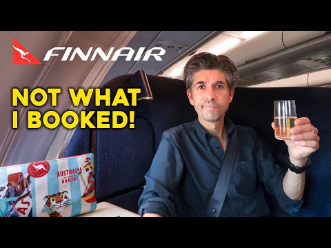 Why are QANTAS putting travellers on FINNAIR planes?