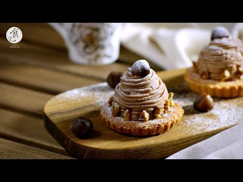 French Chestnut Mont Blanc Tart
