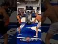 Jake Paul & Amanda Serrano RIP heavy bag; back & forth QUICK combos!