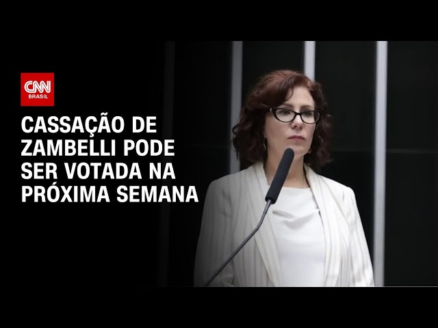 Cassação de Zambelli pode ser votada logo após recesso da Câmara | CNN NOVO DIA